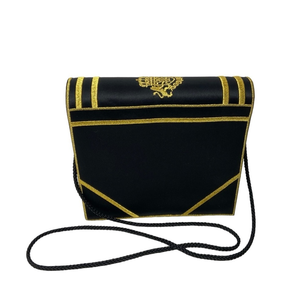 IVANA | Black and Gold | Shoulder Purse 7.5”x7”